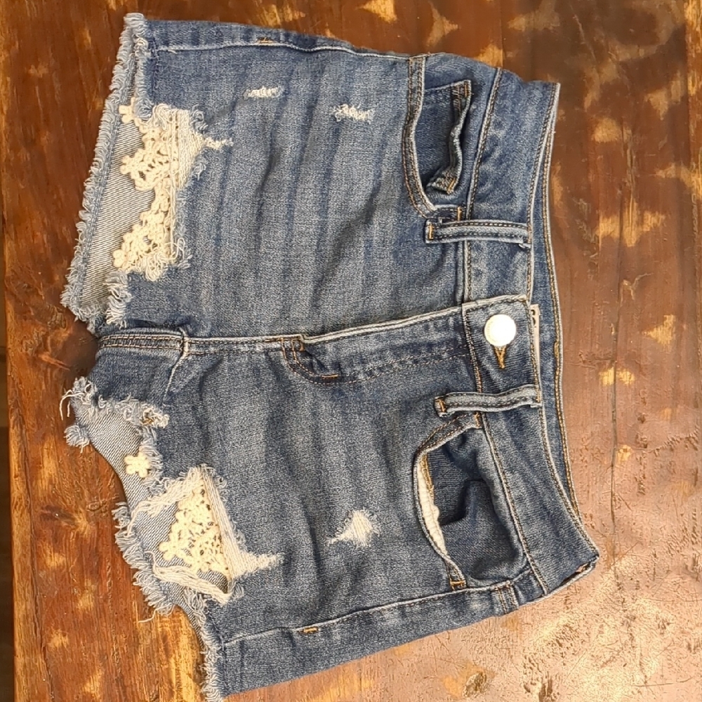 Denim Distressed Women's Shorts